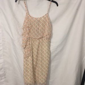 Jessica Simpson Peach Nectar Spaghetti Strap Dress